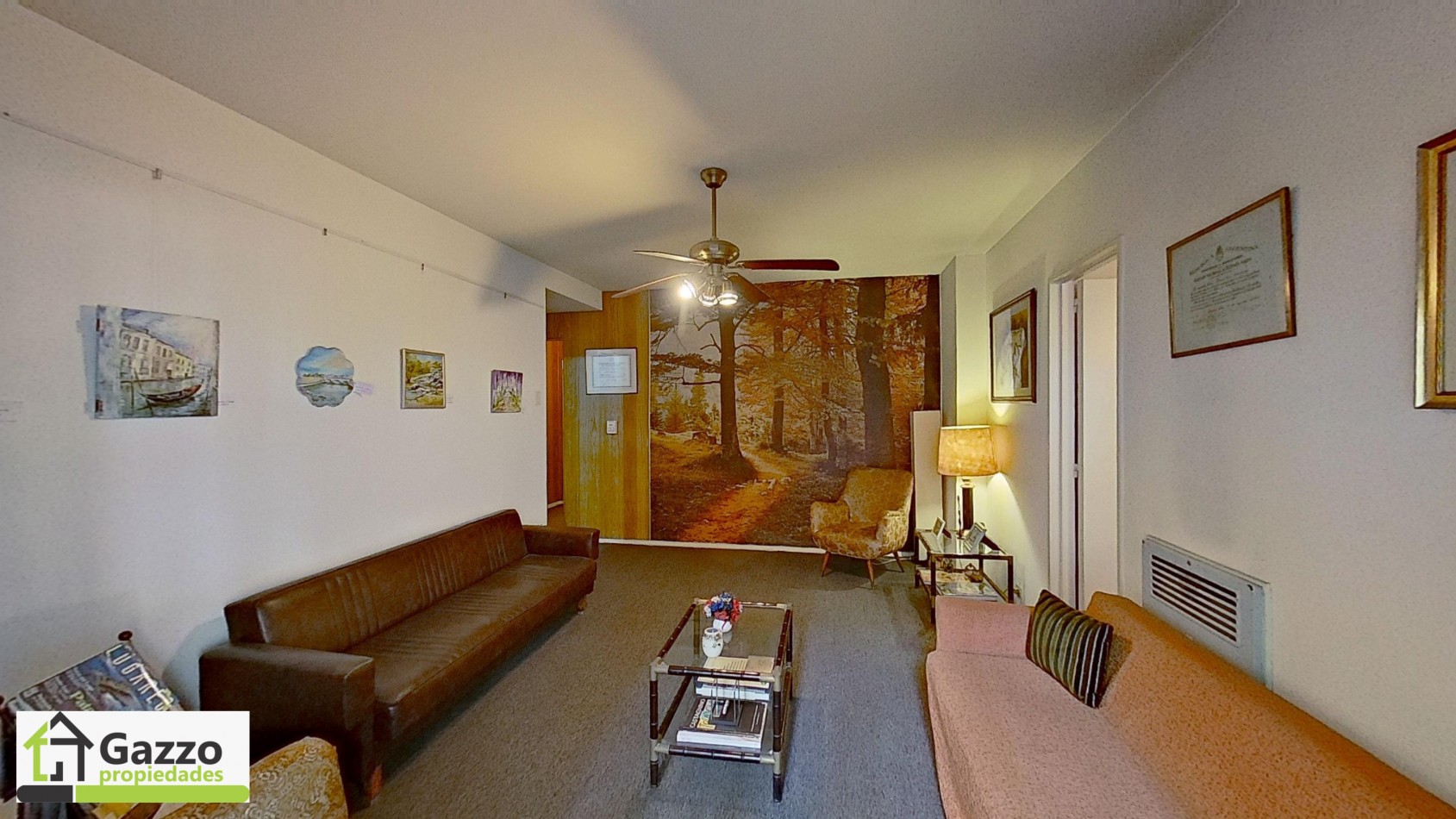 Departamento de 2 ambientes + bano en suite + cocina separada