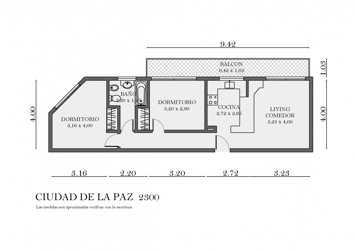 Excelente Departamento De 3 Ambientes Super Luminoso + Todo Externo + Apto Credito